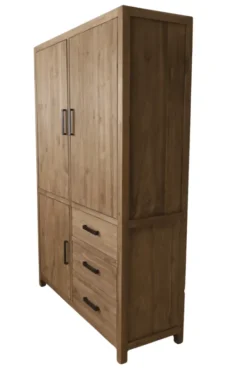 Teakhouten Dichte Opbergkast 140 cm