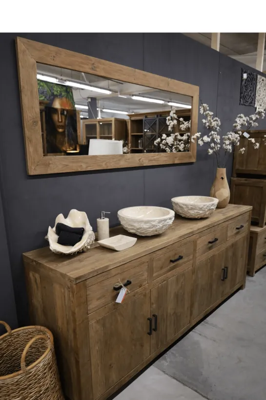 Teak houten dressoir 220