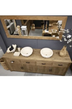 Teak houten dressoir 220