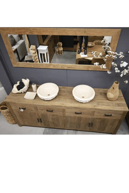 Teak houten dressoir 220
