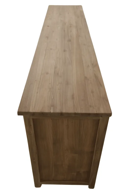 Teak houten dressoir 250 cm