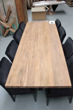 Teak houten eettafel 300 cm