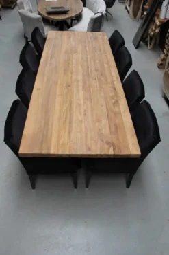 Teak houten eettafel 300 cm