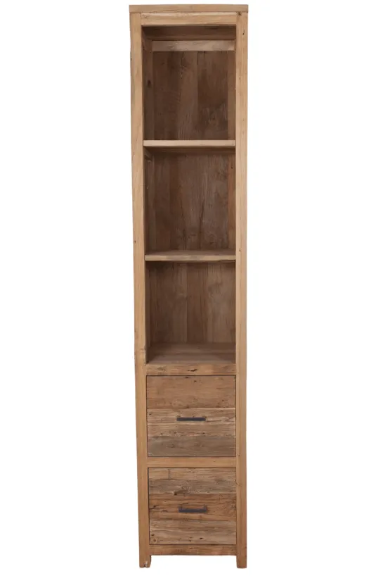 Teakhouten full wood kolomkast