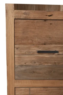 Teakhouten full wood kolomkast