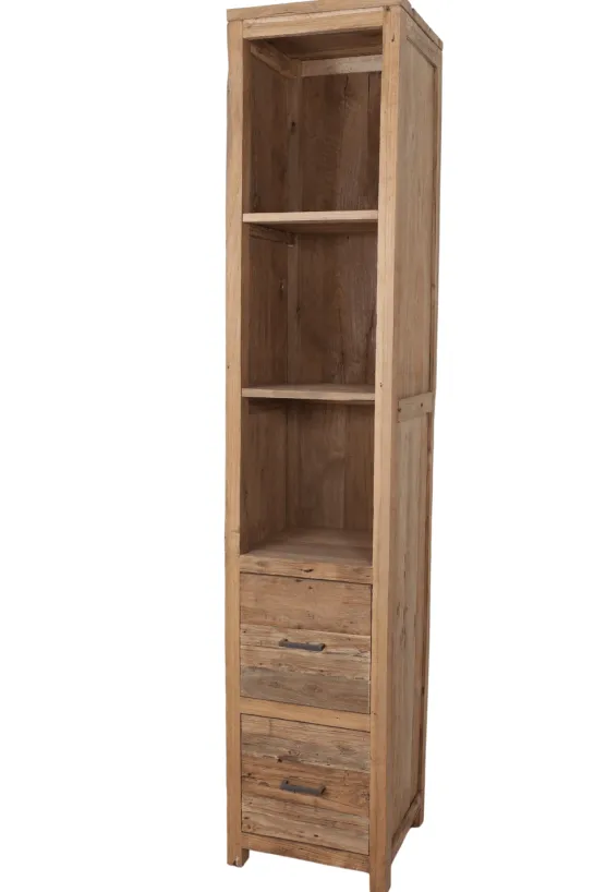 Teakhouten full wood kolomkast