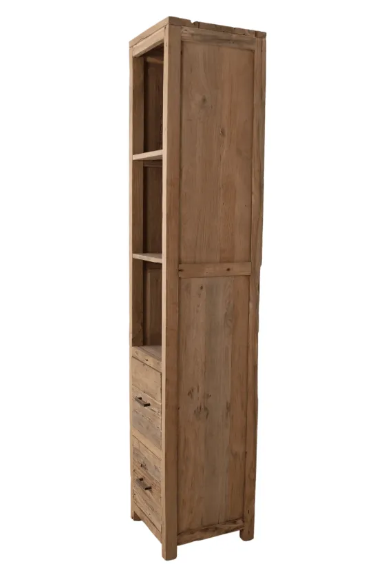 Teakhouten full wood kolomkast