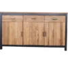 Teak houten industrieel dressoir