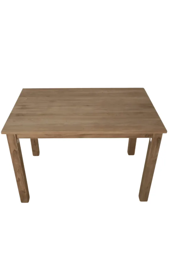 Teakhouten kleine eettafel 120×80 cm