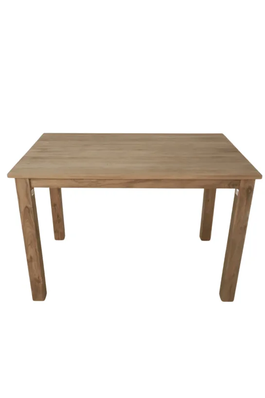 Teakhouten kleine eettafel 120×80 cm