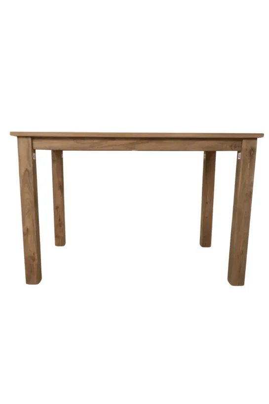 Teakhouten kleine eettafel 120×80 cm