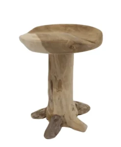 Teak houten krukje