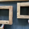Teakhouten lijst/ kubus