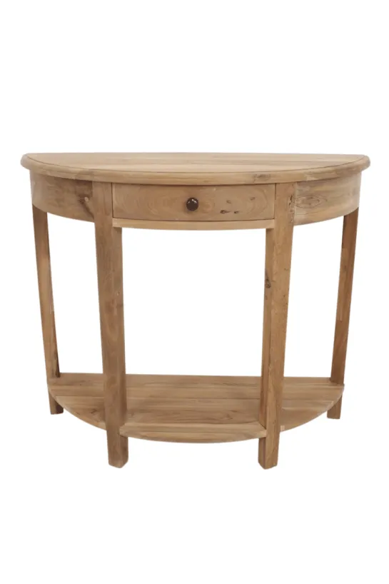 Teak houten maansidetable