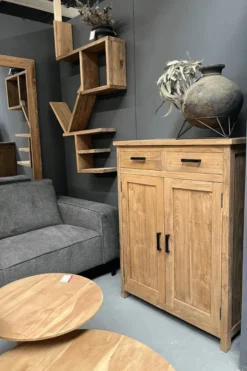 Teak Houten Meidenkast 90x47x120 cm