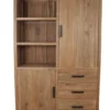 Teakhouten opbergkast (block kast)