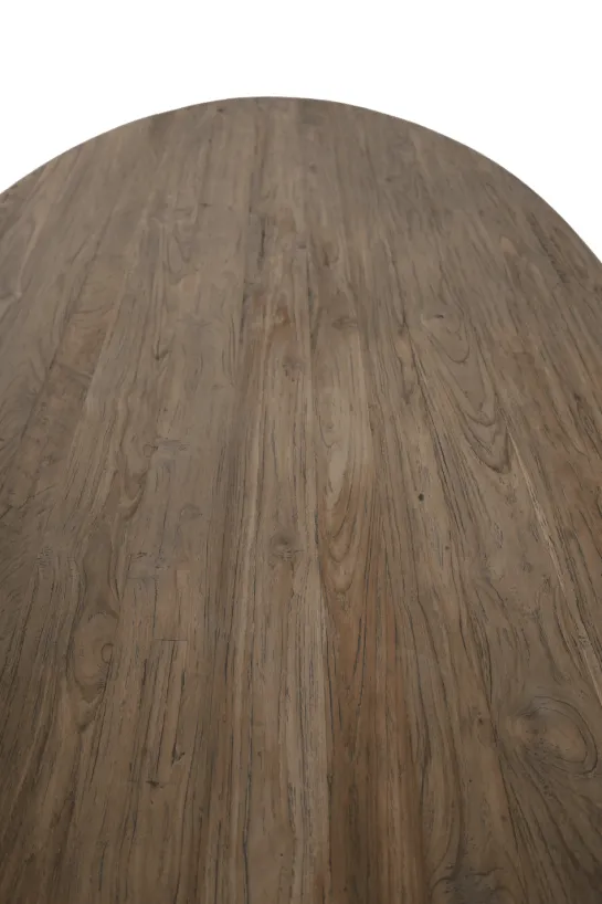 Teakhouten ovale eettafel 260 cm