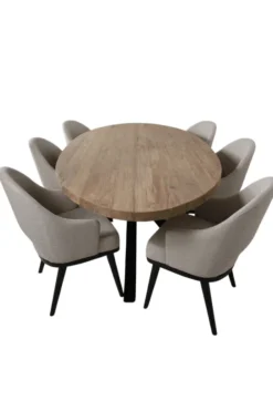 Teakhouten ovale eettafel 260 cm