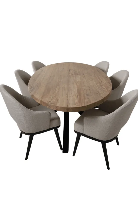 Teakhouten ovale eettafel 260 cm