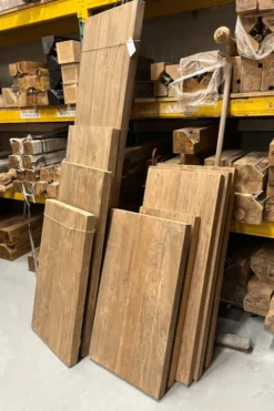 Teakhouten planken in diverse maten