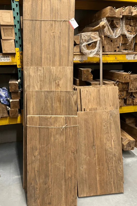 Teakhouten planken in diverse maten
