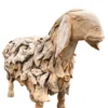 Teak Houten Schaap – Voor Binnen & Buiten