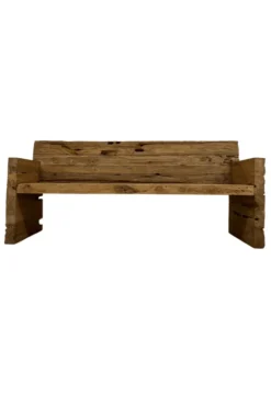 Teakhouten stoere bank