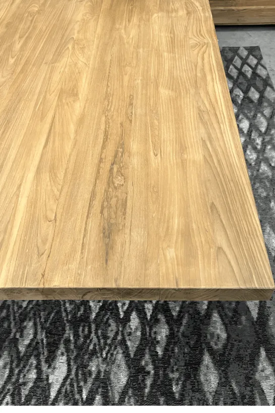Teakhouten tafel – vervaardigd uit gerecycled massief teak 220 cm