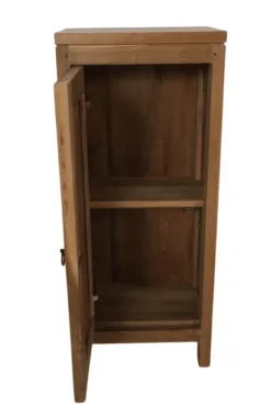 Teak houten toiletkastje 36x25x85h cm