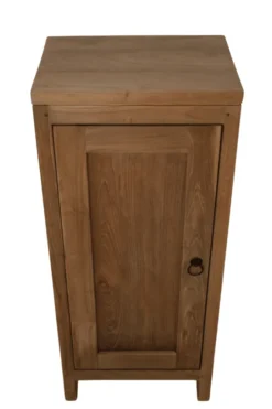 Teak houten toiletkastje 36x25x85h cm