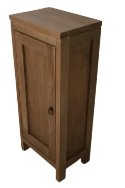 Teak houten toiletkastje 36x25x85h cm