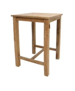 Teak houten tuin bartafel incl 4 barkrukken voor buiten