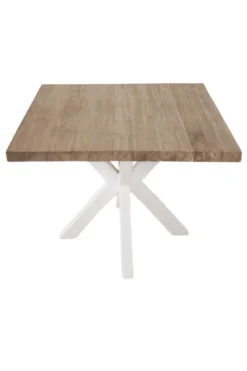 Teak houten vierkanten eettafel 100×100 cm