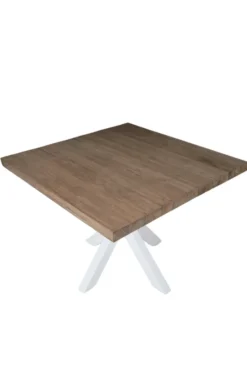 Teak houten vierkanten eettafel 100×100 cm