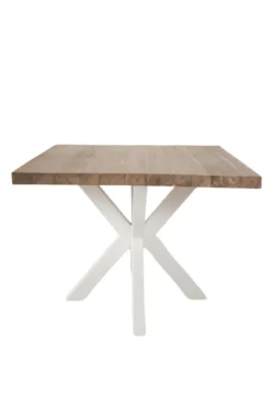 Teak houten vierkanten eettafel 100×100 cm