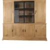 Teakhouten vitrinekast 240 cm lang