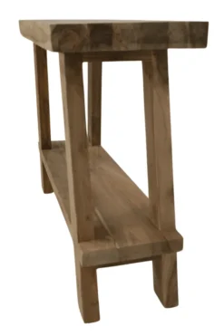 Teakhouten Wandtafel/ badkamermeubel 120 of 140