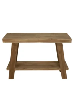 Teakhouten Wandtafel/ badkamermeubel 120 of 140