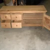 Teak tv meubel maat 140
