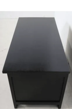 TV-meubel Koloniaal Zwart 120 cm
