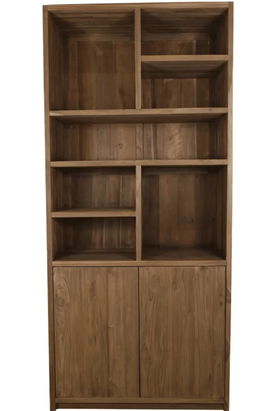 Vakkenkast 100 cm van Gerecycled Teak Hout