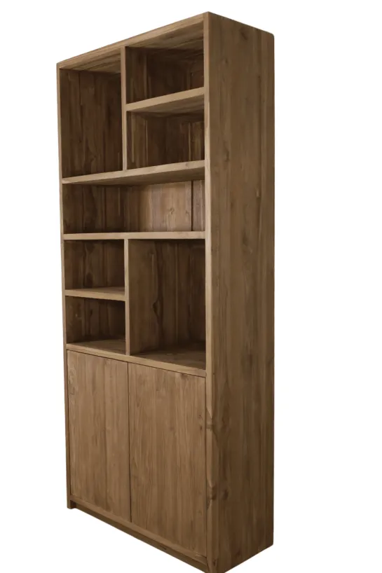 Vakkenkast 100 cm van Gerecycled Teak Hout