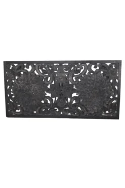 Wanddecoratie Houtsnijwerk zwart