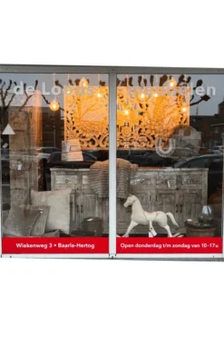 Wanddecoratie Houtsnijwerk Wit-Beige 180×90 cm