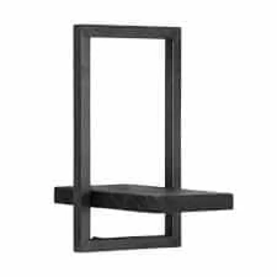 Wandplank S voor aan de muur zwart – Selfmate collectie type E