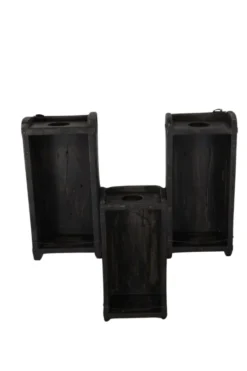 Wijnfleshouder van Oude Zwarte Brick Mold
