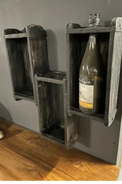 Wijnfleshouder van Oude Zwarte Brick Mold