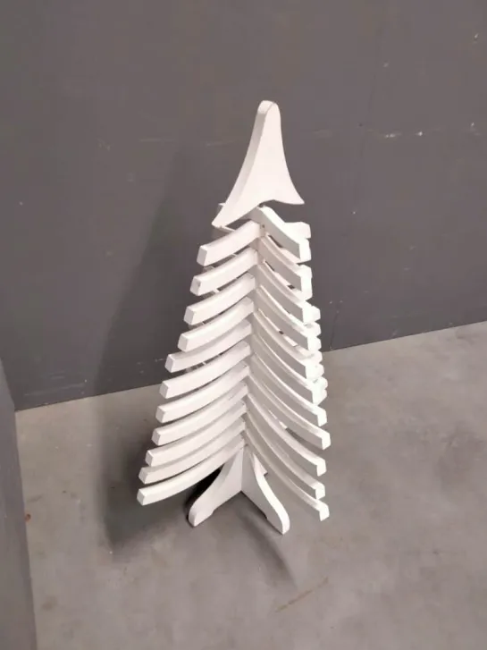 Witte kerstboom
