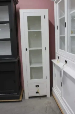 Witte vitrinekast small