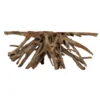 Wortel teak houten side table